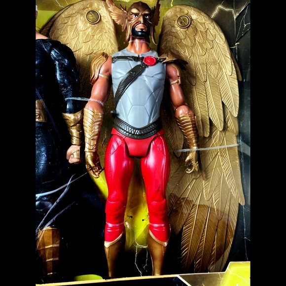 DC Black Adam & Hawkman 12" 1st Edition Action Figures 2 Pac 100% New Sealed - Picture 2 of 11